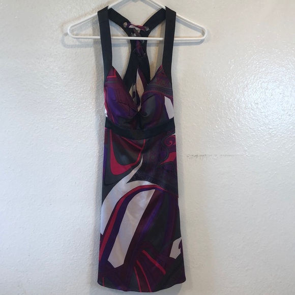 Guess abstract Y2K funky mini dress - Picture 1 of 7